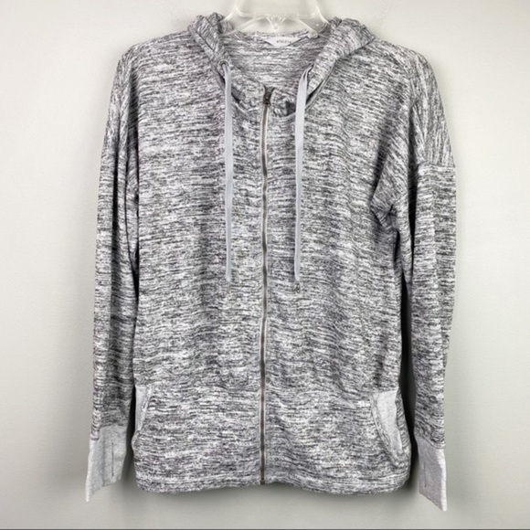 Athleta Batwing & Robin Zip Hoodie Gray Small - Picture 2 of 9